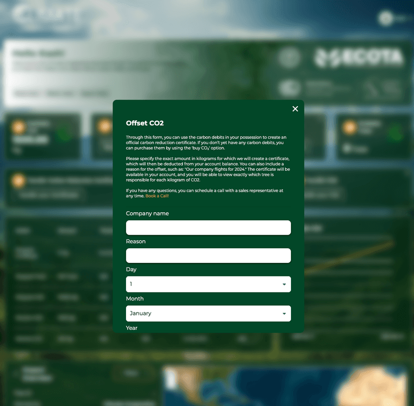 CO2 Offset Certificates